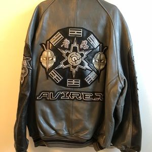 Avirex Men’s Leather Jacket 4xl